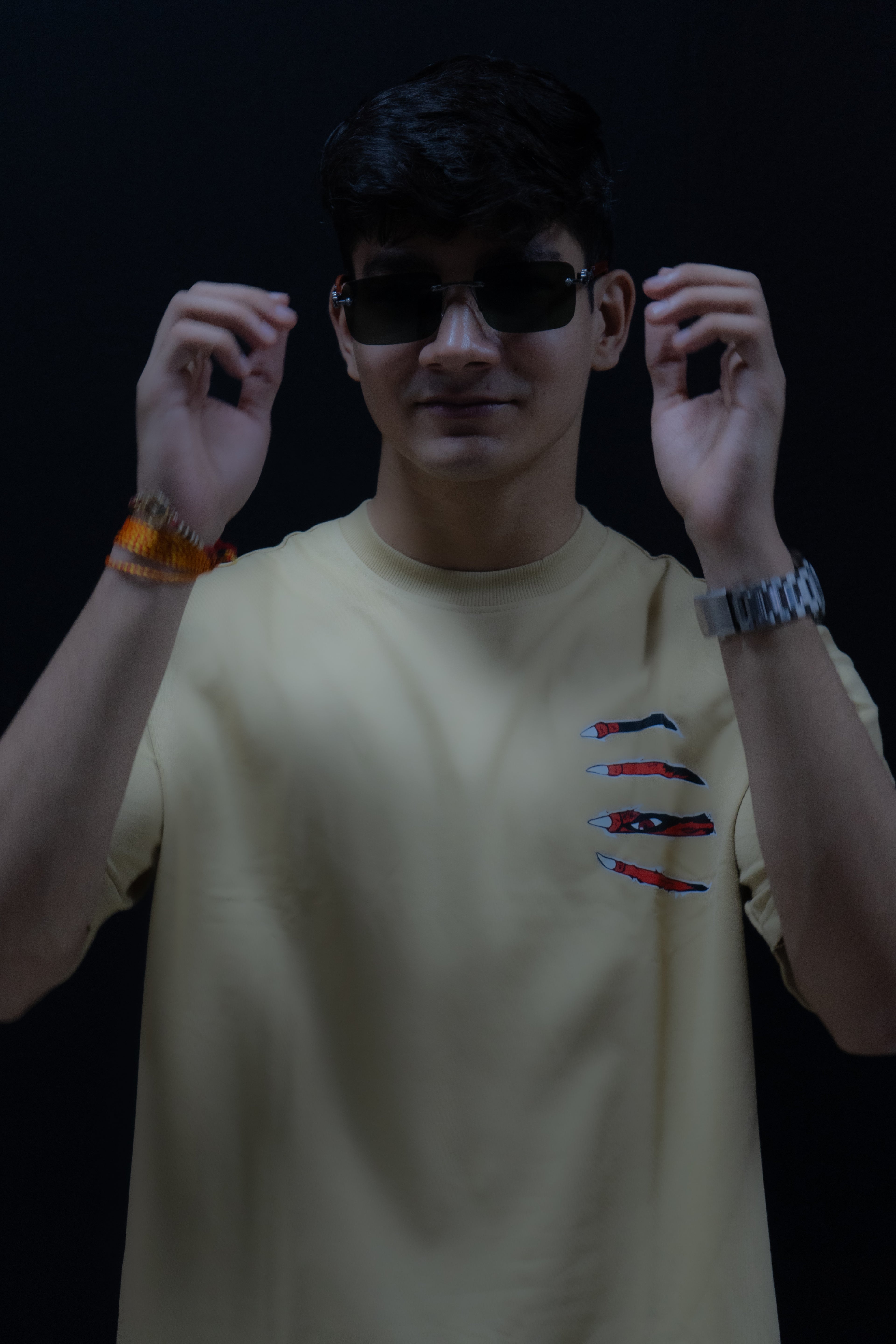 Dattebayo Beige Oversized Tee