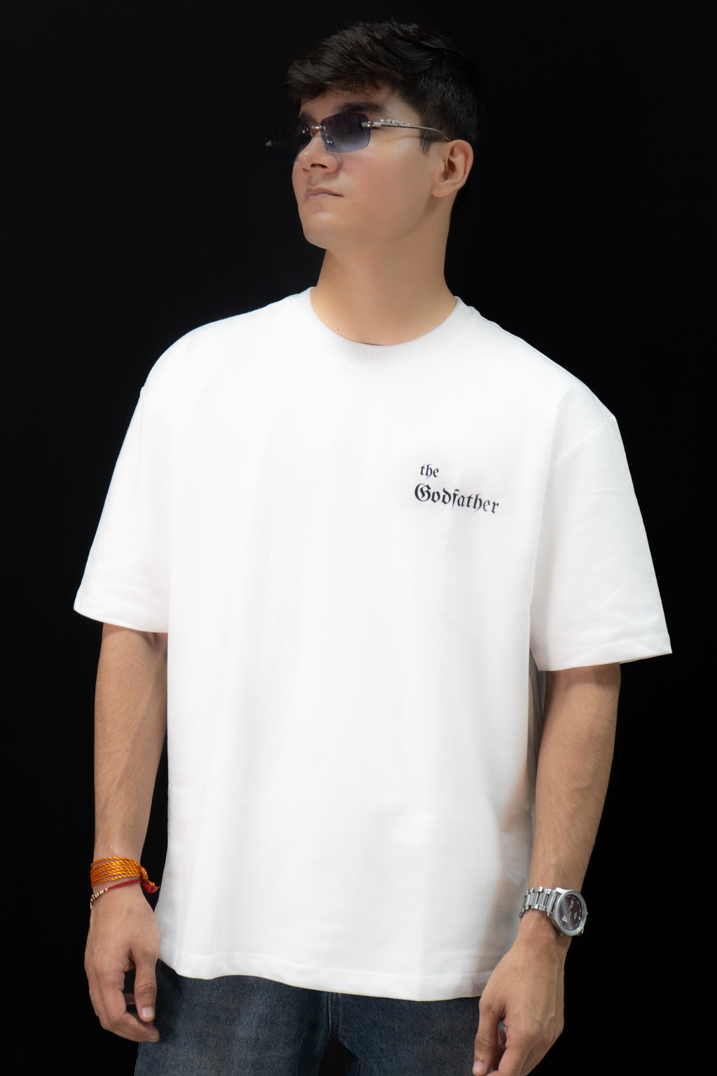 The Godfather White Oversized Tee