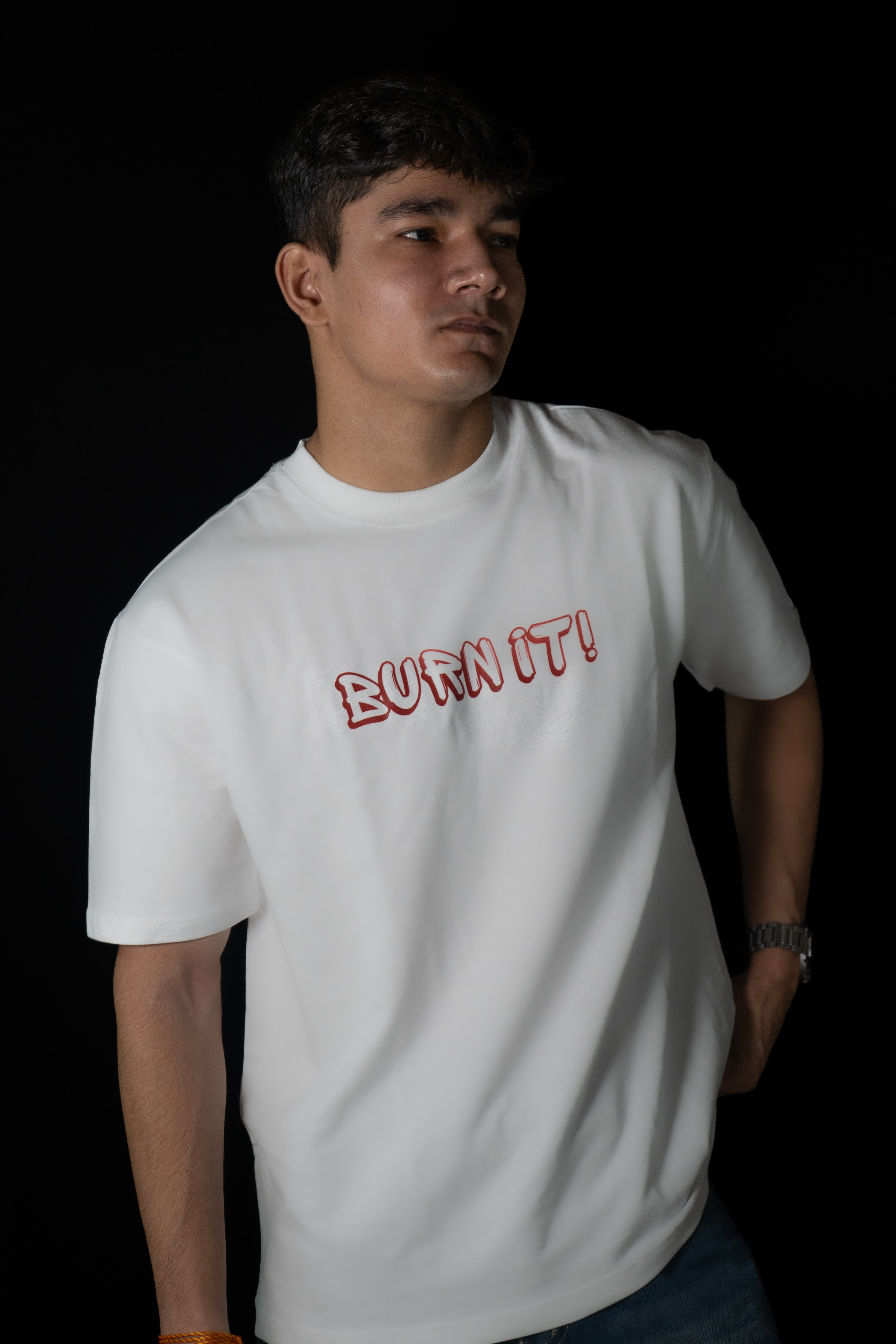 Dracarys White Oversized Tees