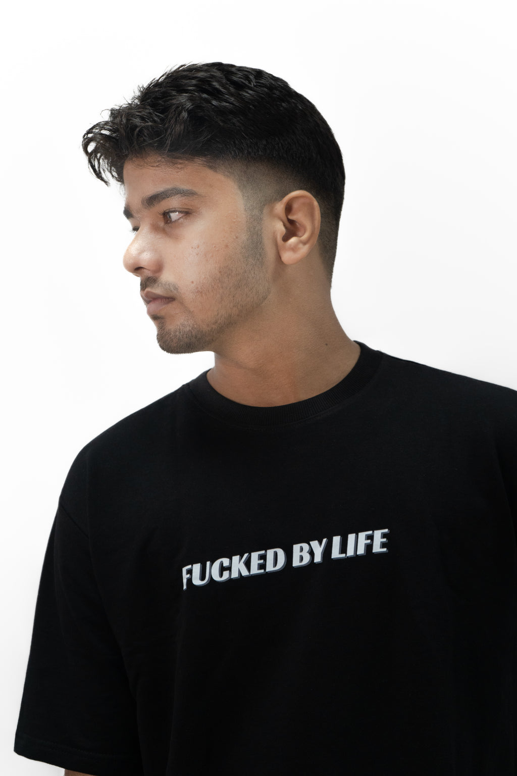 Black Tupac Oversized Tee