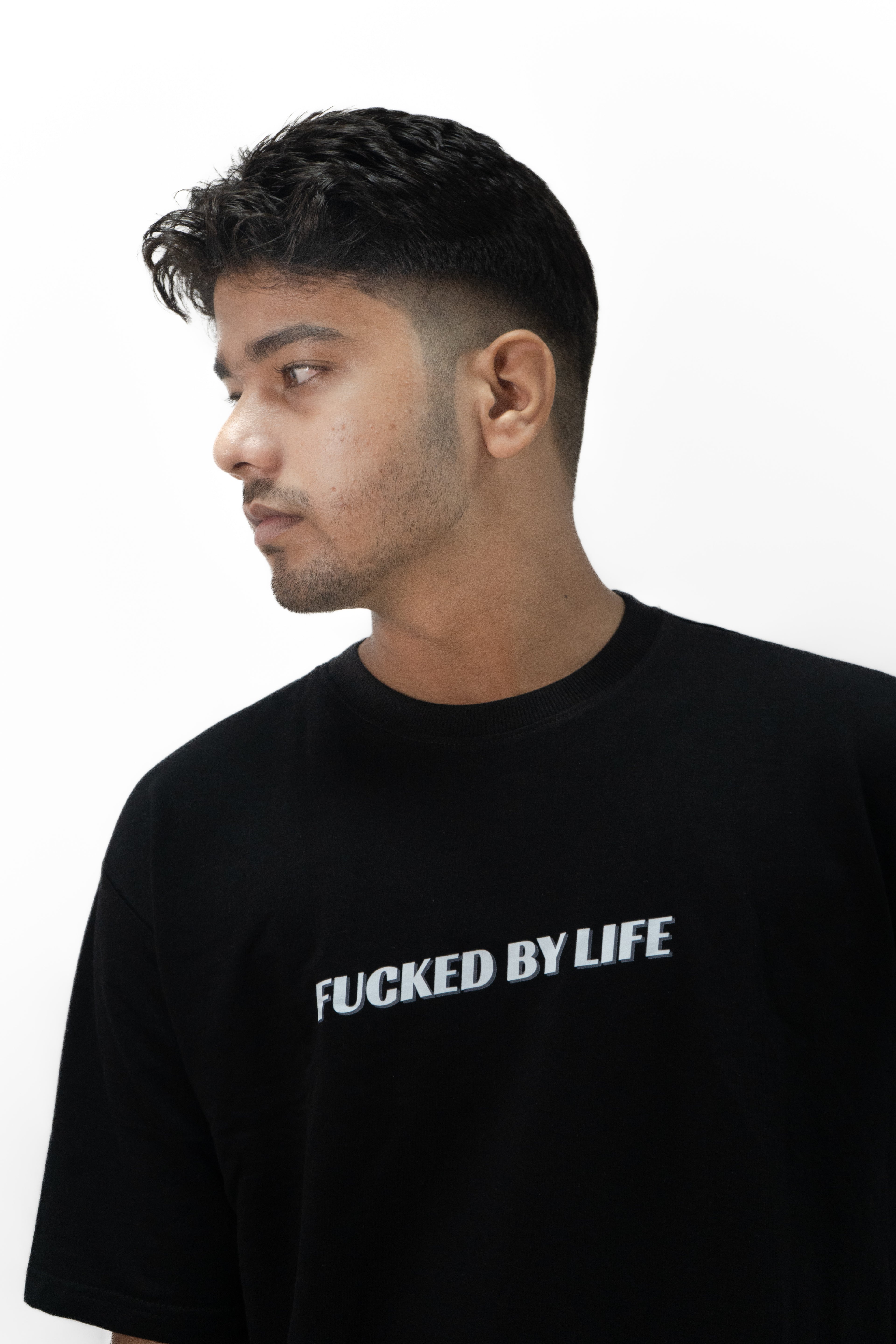 Black Tupac Oversized Tee