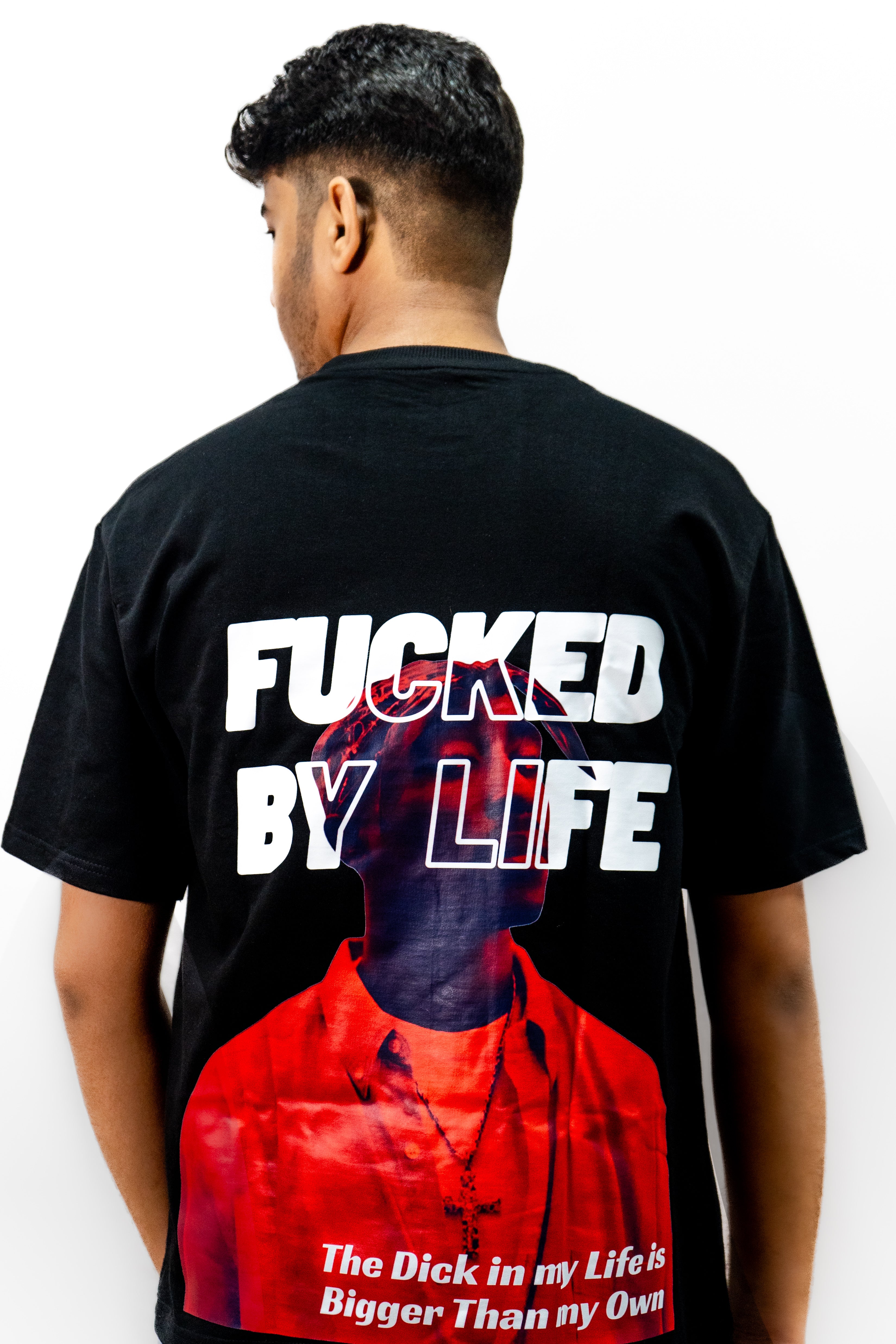 Black Tupac Oversized Tee