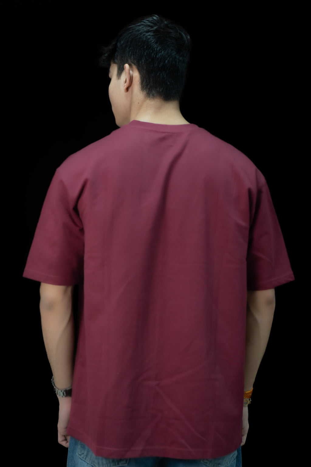 Maroon Oversized Tee