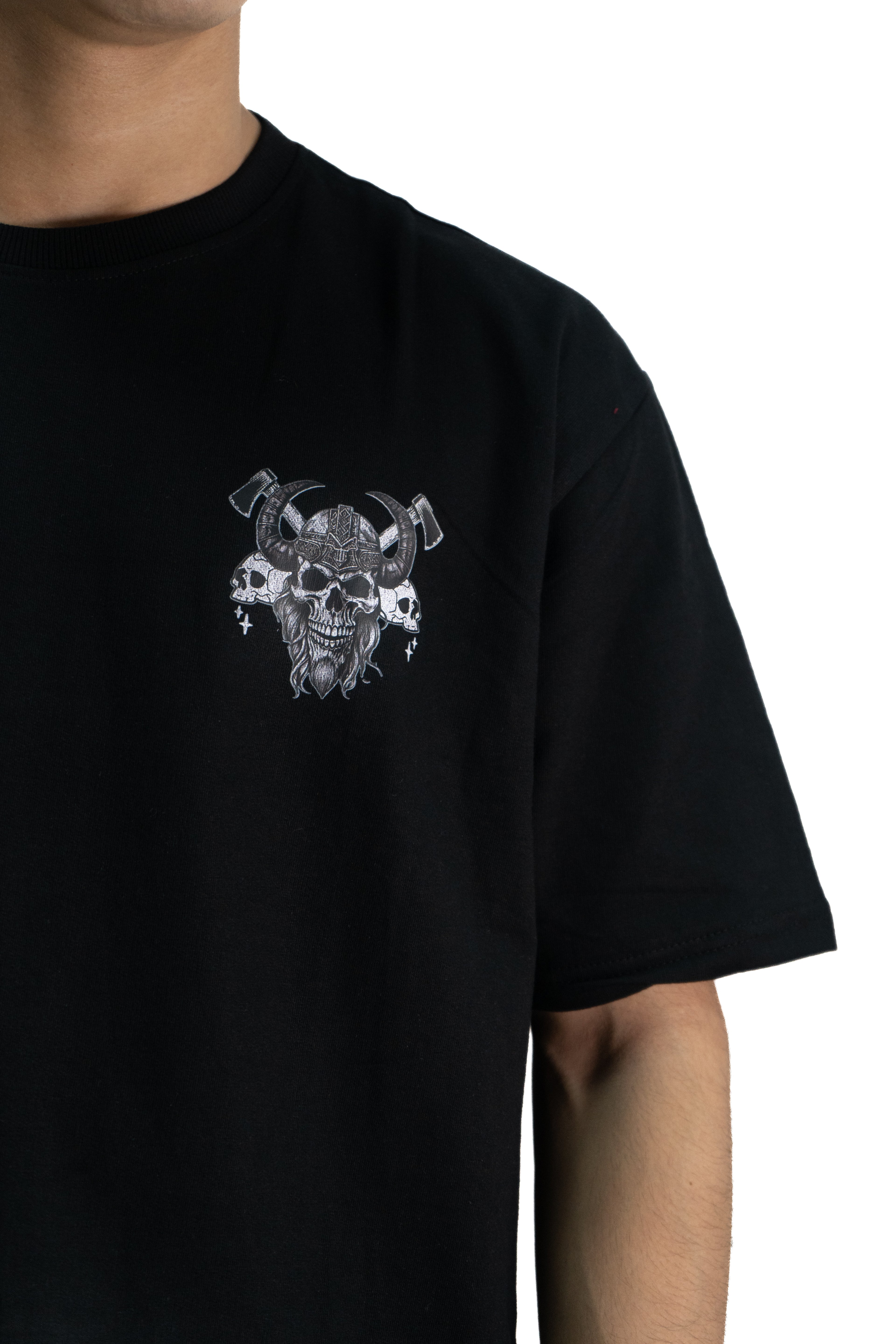 Vikings Black Oversized Tee