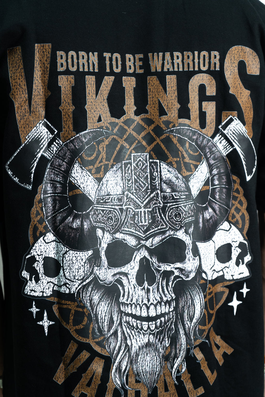 Vikings Black Oversized Tee