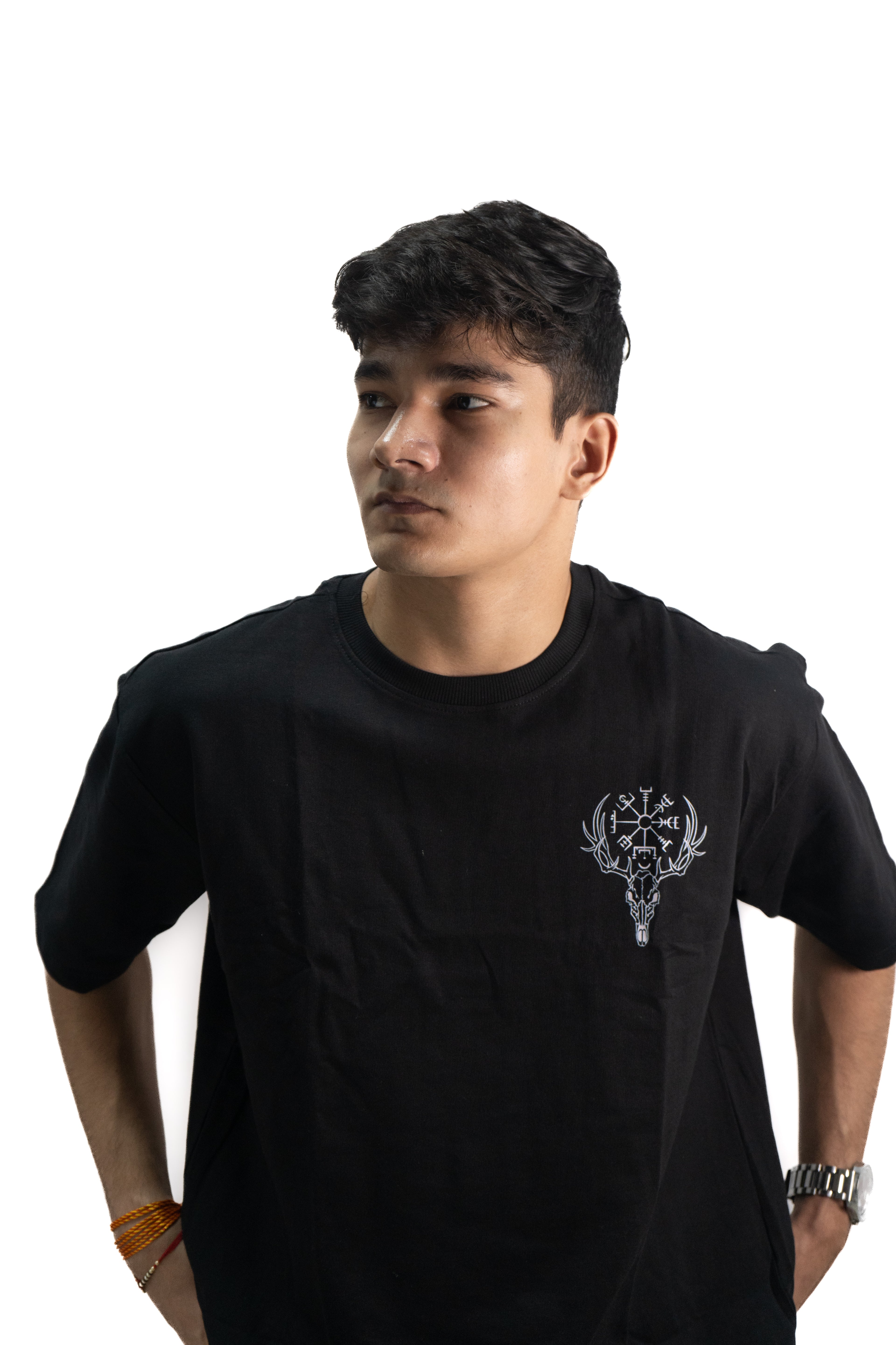 Ragnar Lothbrok Black Oversized Tee